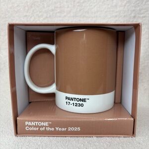 NEW Pantone 2025 Color of The Year Mug Mocha Mousse 17-1230 Brown Collectible